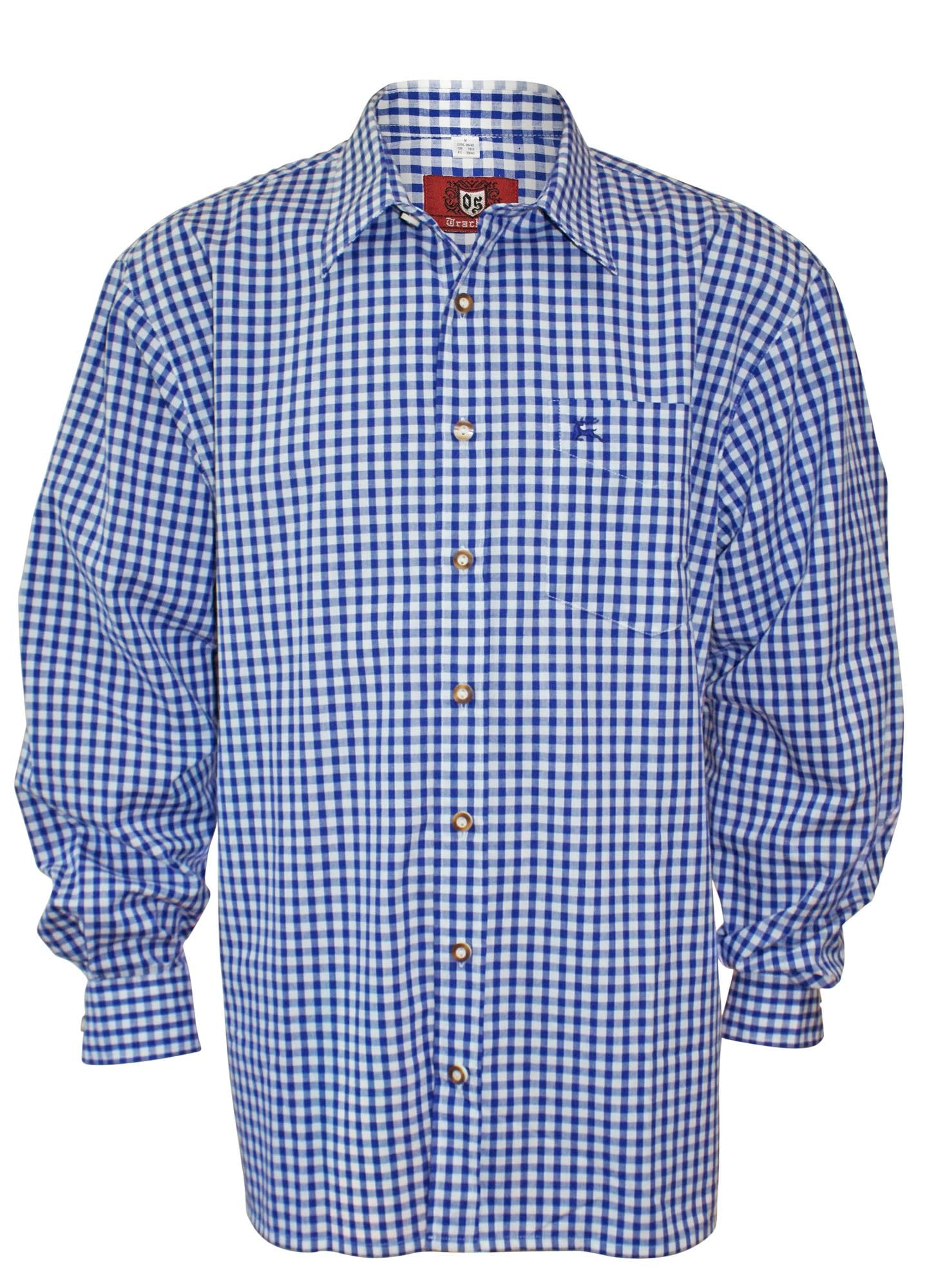 trachtenhemd-karohemd-herren-langarm-6xl-blau-kariert image 3