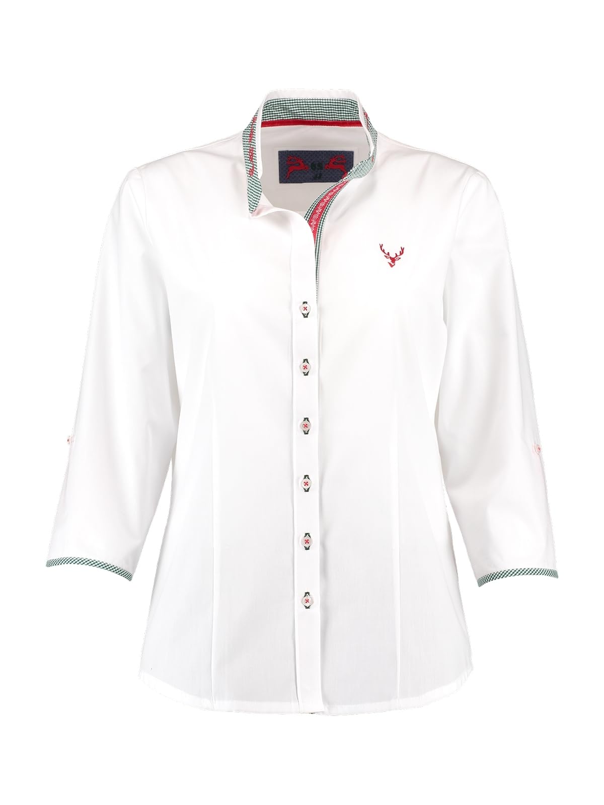 os-trachten-rike-450004-3684-trachtenbluse-wei-gr-n-stickerei image 1